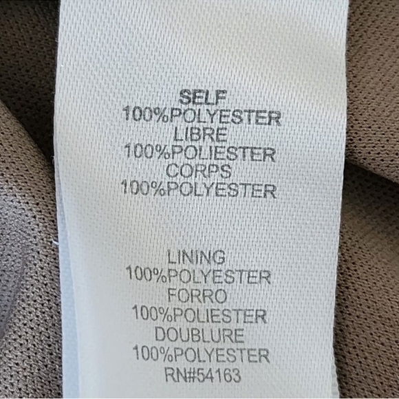 Jessica Simpson XSBrown and Yellow Pleated Dress - Picture 5 of 10